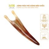  Dụng cụ massage mũi sừng trâu Mnistore kích thước 10-12cm Giải Pháp Hoàn Hảo Cho Mũi Thon Gọn, Thanh Thoát 