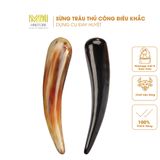  Cạo gió sừng ngọn trơn sừng trâu Mnistore kích thước 14-20cm màu đen và trắng Giải Pháp Chăm Sóc Sức Khỏe Tự Nhiên 
