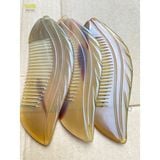  Lược sừng trâu, lược chải tóc hình con cá kích thước 15cm dày 6-9mm chống rụng tóc, giảm cảm giác đau đầu bảo vệ tóc 