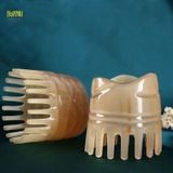  Dụng cụ massage đầu lưng gáy chế tác từ sừng trâu Mnistore Kích Thước 12cm - 13cm màu trắng đen giúp giảm căng thẳng 