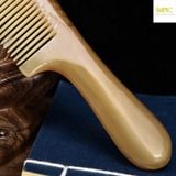  Lược sừng trâu thân dài Mnistore màu sắc đen kích thước 17-20cm dày 5-9mm Lựa Chọn Hàng Đầu Cho Tóc Suôn Mượt 