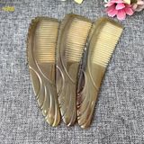  Lược sừng trâu dáng liềm chuôi khía Mnistore màu sắc trắng kích thước 16-22cm dày 3-9mm giúp tạo kiểu tóc thuận tiện và chăm sóc tóc 