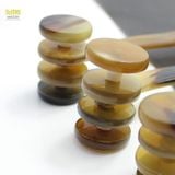  Cây lăn massage sừng trâu Mnistore kích thước 15cm màu sắc trắng lưa Bí Quyết Chăm Sóc Sức Khỏe Tự Nhiên 