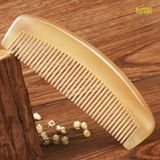  Lược sừng trâu dáng me trơn hình dáng múi bưởi kích thước 8,5cm - 13cm màu lưa giảm tình trạng rụng tóc 