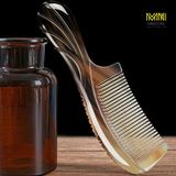  Lược sừng chuôi khía Mnistore màu sắc trắng lưa kích thước 16-20cm dày 3-11mm Sản Phẩm Thiên Nhiên Chăm Sóc Tóc Hoàn Hảo 