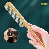  Lược sừng trâu chuôi dài khía Mnistore, bền đẹp, giúp tóc suôn mượt, chắc khỏe tự nhiên 