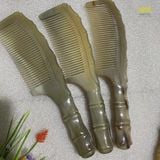  Lược sừng trâu chuôi trúc Mnistore màu sắc trắng kích thước 16-20cm Sự Lựa Chọn Hoàn Hảo Cho Mái Tóc của bạn 