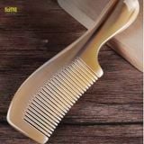  Lược sừng trâu chuôi trơn Mnistore màu sắc trắng lưa kích thước 16cm đến 20cm dày 3-11mm Lược Chăm Sóc Và Bảo Vệ Tóc 