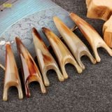 Dụng cụ massage mũi sừng trâu Mnistore kích thước 10-12cm Giải Pháp Hoàn Hảo Cho Mũi Thon Gọn, Thanh Thoát 
