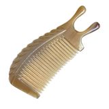  Lược sừng trâu mát xa mũi và mát xa da đầu kích thước 11-13cm màu sắc trắng lưa, dòng lược chăm sóc sức khỏe toàn diện 
