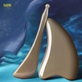  Bộ dụng cụ massage mặt điêu khắc sừng trâu Mnistore kích thước 12,5cm dày 4mm-1cm Chăm sóc massage da mặt và nâng cơ mặt 