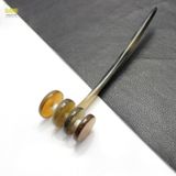  Cây lăn massage sừng trâu Mnistore kích thước 15cm màu sắc trắng lưa Bí Quyết Chăm Sóc Sức Khỏe Tự Nhiên 