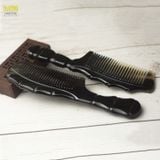  Lược sừng trâu chuôi trúc Mnistore màu sắc đen kích thước 16-20cm Sự Lựa Chọn Hoàn Hảo Cho Mái Tóc của bạn 