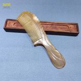  Lược sừng trâu chuôi khía Mnistore màu sắc trắng lưa kích thước 16cm đến 20cm Lựa Chọn Hoàn Hảo Cho Mái Tóc Khỏe Đẹp 