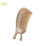  Lược sừng trâu mát xa mũi và mát xa da đầu kích thước 11-13cm màu sắc trắng lưa, dòng lược chăm sóc sức khỏe toàn diện 