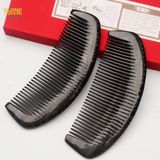  Lược sừng trâu dáng me trơn hình dáng múi bưởi kích thước 8,5cm - 13cm màu đen giảm tình trạng rụng tóc 