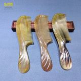  Lược sừng trâu chuôi khía Mnistore màu sắc trắng lưa kích thước 16cm đến 20cm Lựa Chọn Hoàn Hảo Cho Mái Tóc Khỏe Đẹp 