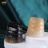  Dụng cụ massage đầu lưng gáy chế tác từ sừng trâu Mnistore Kích Thước 12cm - 13cm màu trắng đen giúp giảm căng thẳng 