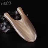  Dụng cụ massage sừng cạo gió u độ dày 4,5-7mm màu sắc trắng lưa , massage da mặt, chăm sóc da mặt Nữ Làm Đẹp Da 