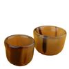  Chén sừng trâu hàng ngọn kích thước 3,2x3,8 và 3,2x 4,2 cm chén uống trà/rượu thanh lọc cơ thể và giải nhiệt 