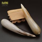  Cạo gió sừng ngọn trơn sừng trâu Mnistore kích thước 14-20cm màu đen và trắng Giải Pháp Chăm Sóc Sức Khỏe Tự Nhiên 