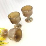  Ly sừng uống rượu hàng ngọn kích thước 3,8cmx3,2cm ly uống rượu/uống nước cho gia đình 