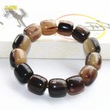 Vòng tay sừng trâu hình dáng hạt đốt trúc kích thước 1,2cm - 2,5cm màu sắc trắng, đen và trắng xô, vòng phong thủy mang đến bình an - tài lộc cho người sử dụng Phụ Kiện Kiềng 