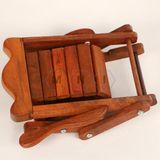  Giá đỡ điện thoại di động hình ghế gỗ kích thước 11x15cm decor bàn học giá để điện thoại xem phim có thể gấp gọn gàng 