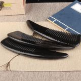  Lược sừng liềm trơn Mnistore màu đen kích thước 16cm - 20cm lược chải tóc massage đầu giúp giảm căng thẳng mệt mỏi 
