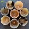  Chén sừng trâu hàng ngọn kích thước 3,2x3,8 và 3,2x 4,2 cm chén uống trà/rượu thanh lọc cơ thể và giải nhiệt 