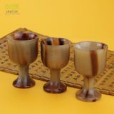  Ly sừng uống rượu hàng ngọn kích thước 3,8cmx3,2cm ly uống rượu/uống nước cho gia đình 