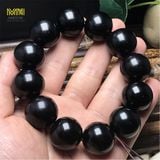  Vòng Tay Sừng Trâu Vòng Hạt Chuỗi màu đen bóng kích thước 1,2cm đến 2,5cm Trang sức Tự Nhiên và Độc Đáo 