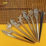  Châm cài tóc, châm làm bằng sừng trâu kích thước 14-18cm sang trọng lịch lãm quà tặng ý nghĩa của người Việt Nam 