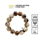  Vòng Tay Sừng Trâu Vòng Chuỗi Hạt Mang Vẻ Đẹp Độc Đáo, Màu Trắng Lưa, kích thước 1,2cm đến 2,5cm vòng tay phong thủy 