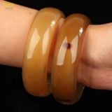  Vòng Sừng Trâu, Vòng Tay Bản Trơn Kích Thước 5,5-7,5cm Độ Dày 0,6cm May Mắn và Bình An Trong Tài Lộc Vòng Phong Thủy Dành Cho Phụ Nữ 