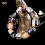  Vòng tay sừng đốt trúc kích thước 1,2-2cm màu sắc đen lưa phù hợp với mọi kiểu dáng thời trang mang đến phú quý và trường tồn Phụ Kiện Kiềng 