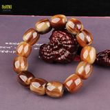  Vòng tay sừng đốt trúc kích thước 1,2-2cm màu trắng xô mang đến phú quý và trường tồn, con người quân tử Phụ Kiện 