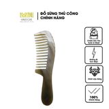  Lược sừng trâu chuôi răng thưa kích thước 20cm dày 7-9mm chống rụng tóc, giảm cảm giác đau đầu, làm quà tặng 