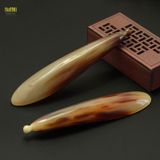  Dụng cụ massage sừng ngọn bi, kích thước 8-14cm, màu sắc trắng lưa dùng để Mát-xa toàn bộ cơ thể: và tăng cường tuần hoàn máu. 