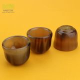  Chén sừng trâu hàng ngọn kích thước 3,2x3,8 và 3,2x 4,2 cm chén uống trà/rượu thanh lọc cơ thể và giải nhiệt 