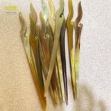  Châm cài tóc, châm làm bằng sừng trâu kích thước 14-18cm sang trọng lịch lãm quà tặng ý nghĩa của người Việt Nam 