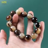  Vòng Tay Sừng Trâu Vòng Chuỗi Hạt Mang Vẻ Đẹp Độc Đáo, Màu Trắng Lưa, kích thước 1,2cm đến 2,5cm vòng tay phong thủy 