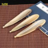  Dụng cụ massage cạo gió sừng kích thước 14-19cm (Trắng lưa) massage toàn thân,giảm sưng giúp tuần hoàn máu 