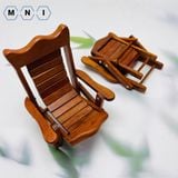  Giá đỡ điện thoại di động hình ghế gỗ kích thước 11x15cm decor bàn học giá để điện thoại xem phim có thể gấp gọn gàng 