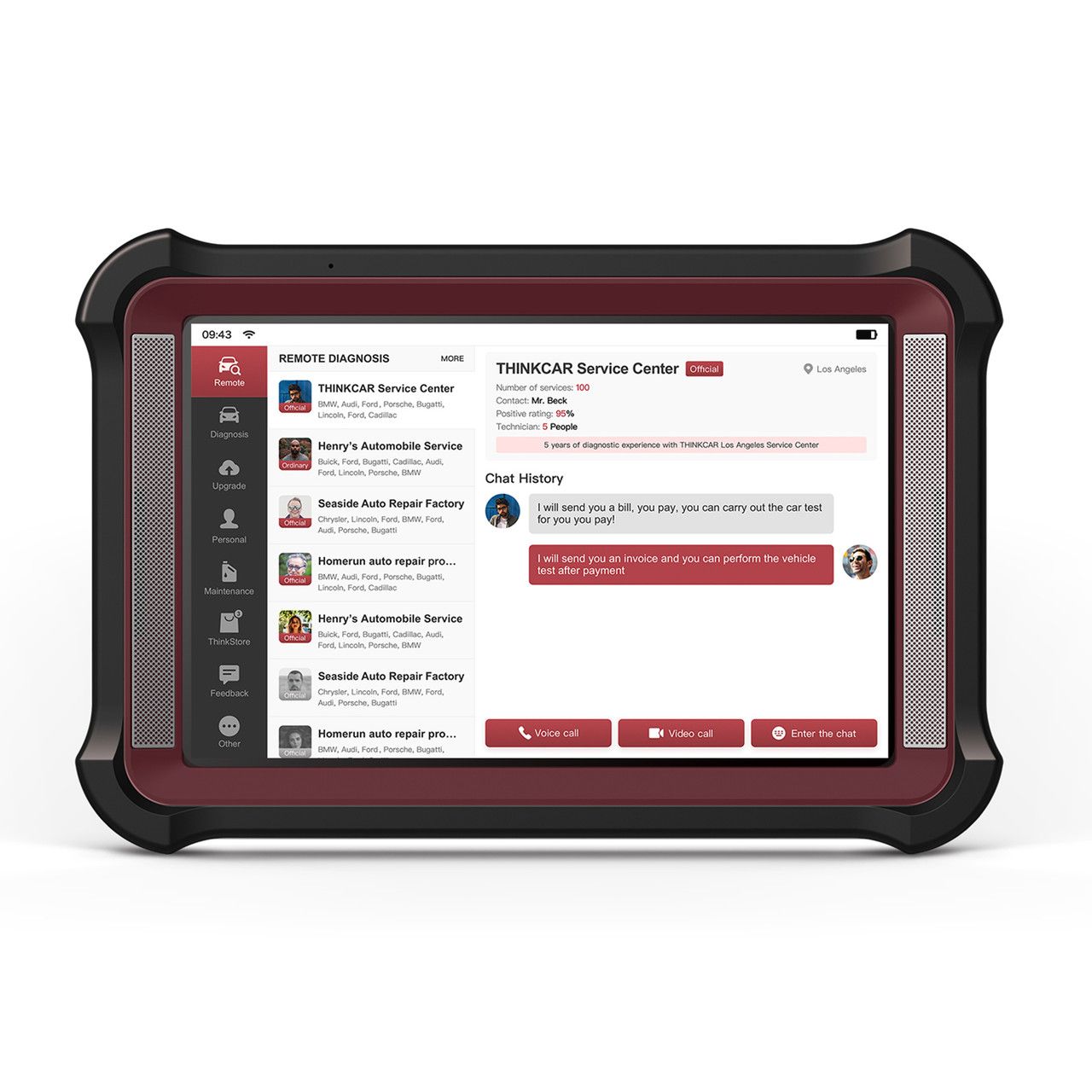  THINKTOOL X10 - Phiên bản 2025 - Máy chẩn đoán video chuyên dụng, gia tăng hiệu quả vận hành 