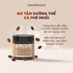 BATH & BODY BALM SCRUB SALT COFFEE – Bơ tắm dưỡng thể cà phê muối