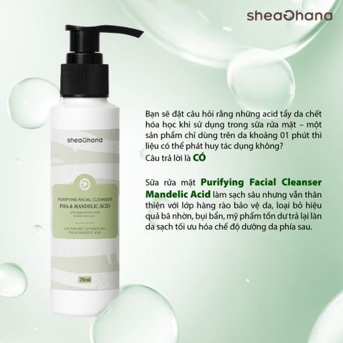 PURIFYING FACIAL CLEANSER PHA & MANDELIC ACID – Sữa rửa mặt làm sạch sâu PHA và Mandelic Acid