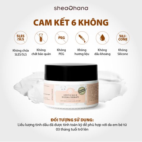 GENTLE BALM ECZEMA THERAPY - Kem bôi chàm sữa em bé
