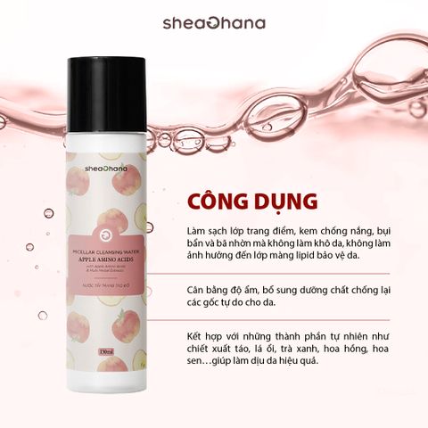 APPLE CLEANSING WATER – Nước tẩy trang táo đỏ