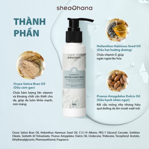 CLEANSING OIL BETTER NEAKED SKIN – Dầu tẩy trang làm sạch sâu bảo vệ da